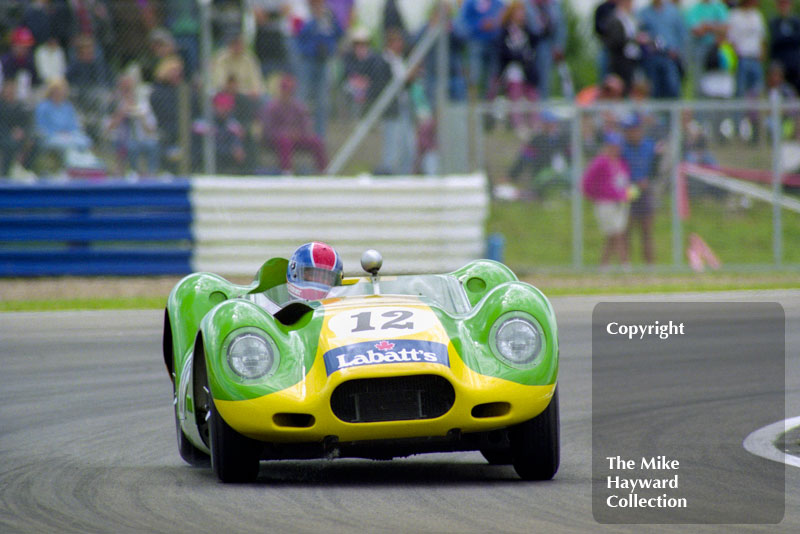 Steve O'Rourke, Lister Jaguar Knobbly, 1993 Labatts World Endurance 1950's Sports Car Race, 1993 British Grand Prix, Silverstone.
