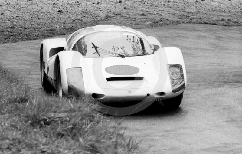 Gerry Tyack, Porsche Carrera 6, Newton Oil Trophy Meeting, Prescott Hill Climb, September 1967. 