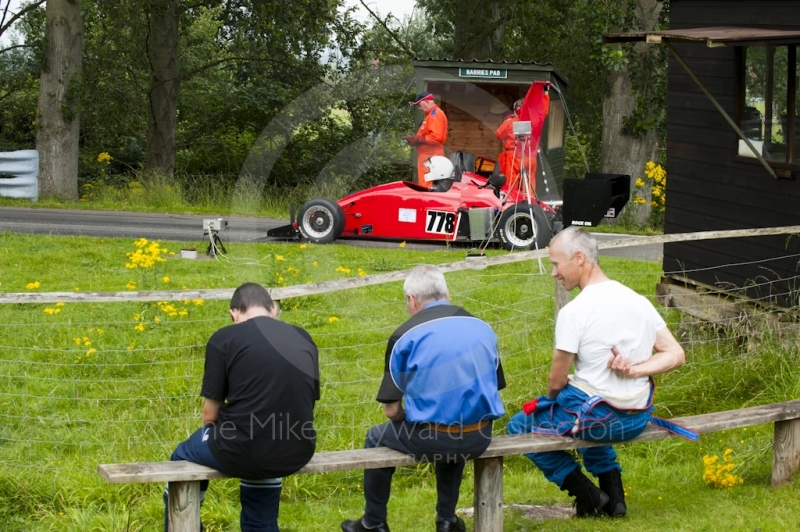 Glynn Poole, OMS 2000M, Hagley and District Light Car Club meeting, Loton Park Hill Climb, August 2012.