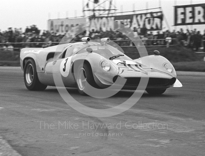 Mike De Udy, Lola T70 Mk 3, 1968 Martini International 300, Silverstone
