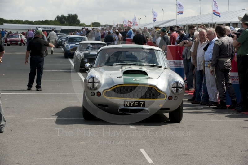 Aston Martin DB4 of Nick Naismith and John Young, Gentlemen Drivers GT and Sports Cars, Silverstone Classic, 2010
