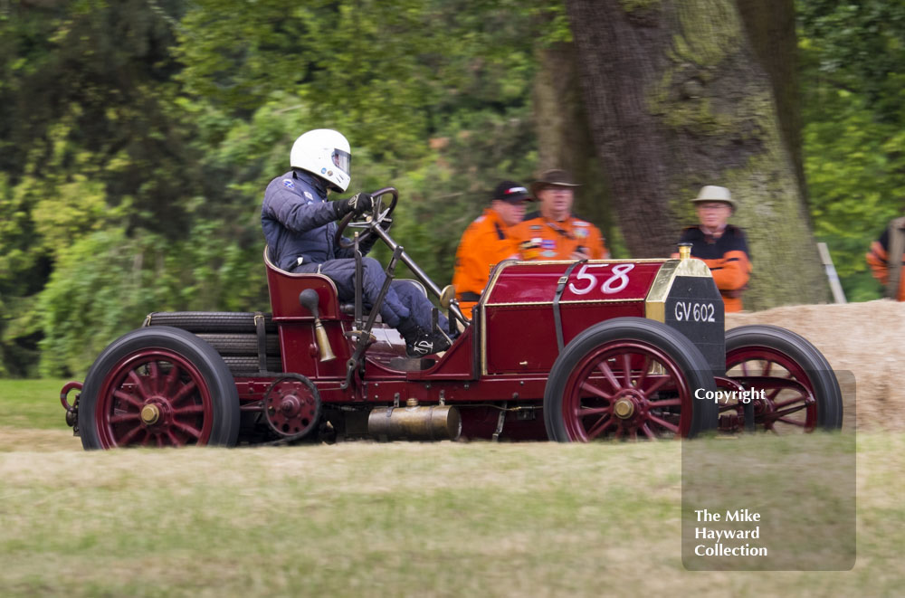 Roger Collings, Mercedes 60 HP, Chateau Impney Hill Climb 2015.
