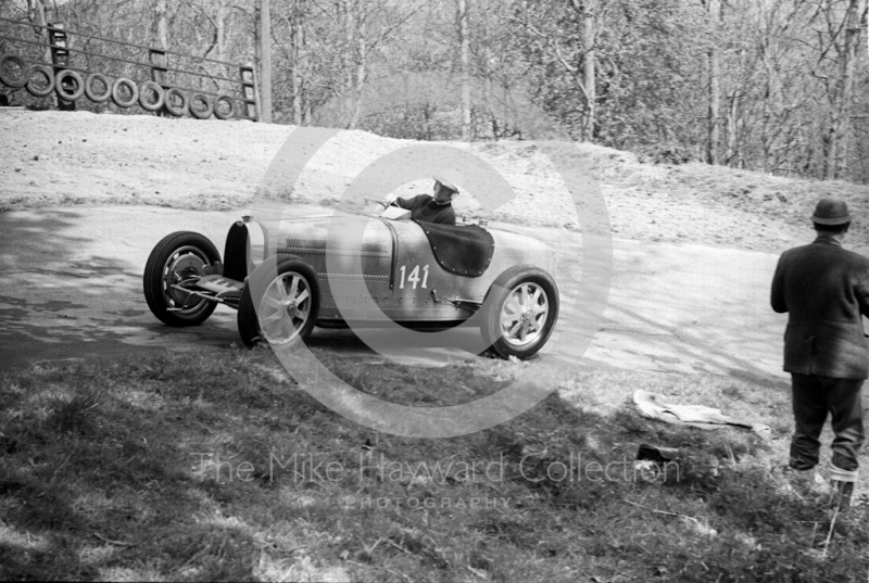 J Richards, Bugatti Type 51, Newton Oil Trophy Meeting, Prescott Hill Climb, September 1967. 