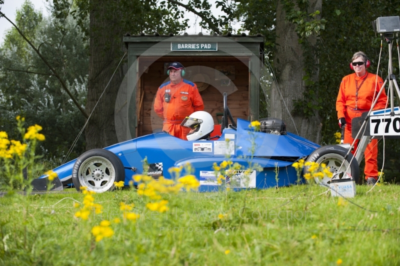 Linsday Summers, OMS CF, Hagley and District Light Car Club meeting, Loton Park Hill Climb, August 2012. 