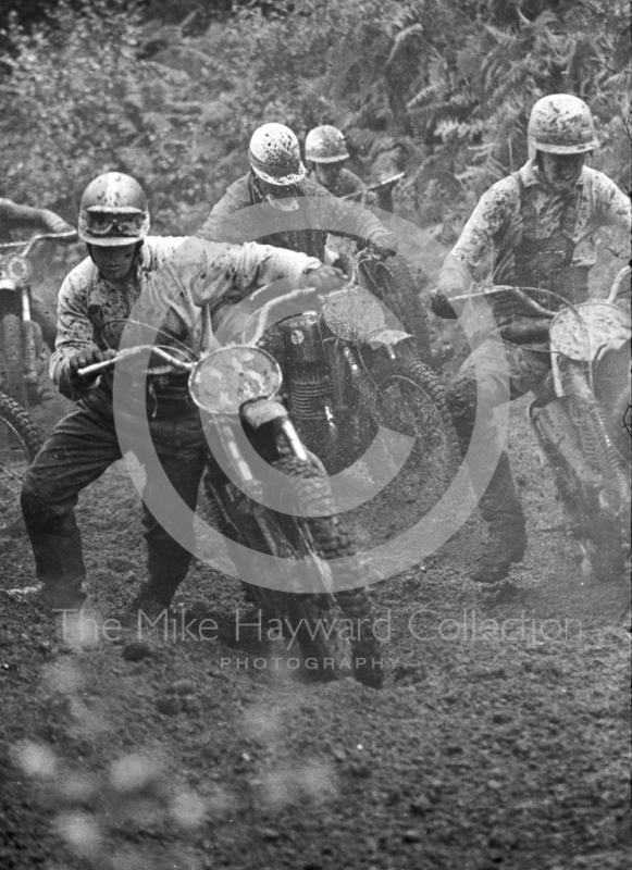 Motocross event at Hawkstone Park, August 1968.