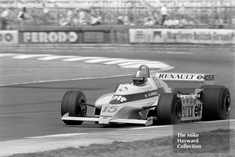 Jean-Pierre Jabouille, Renault RS10, Silverstone, British Grand Prix.
