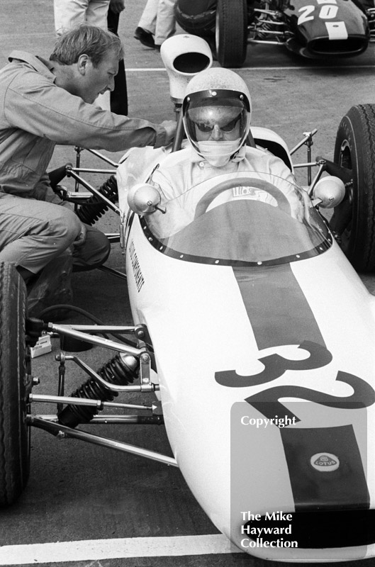 John Miles, Lotus Components&nbsp;Lotus 41, Silverstone, British Grand Prix meeting 1967.
