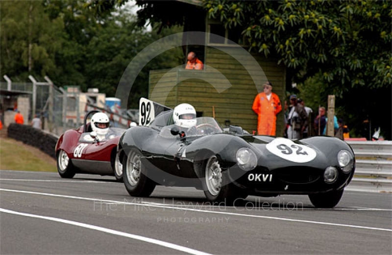 Peter Neumark, Jaguar D Type, BRDC Historic Sports car Championship, Oulton Park Gold Cup, 2003