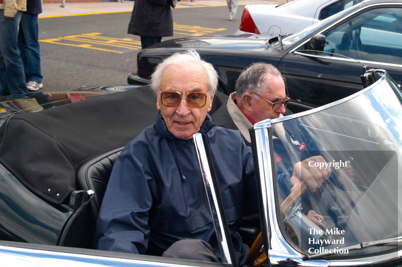 Roy Salvadori, left, and Jack Brabham, Oulton Park Gold Cup 2004.