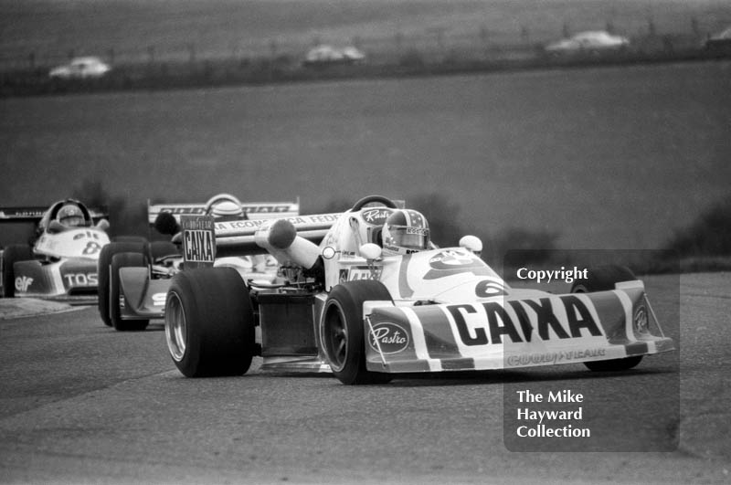 Alex Ribeiro, March BMW 772P, Jochen Rindt Memorial Trophy, Formula 2&nbsp;International, Thruxton, 1977.
