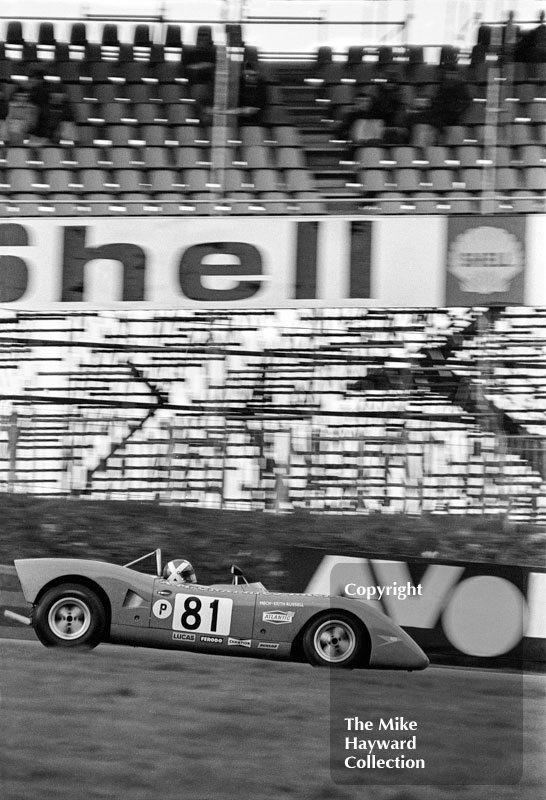 Gerry Birrell/Andrew Mylius, Gropa CMC, 1970 BOAC 1000k, Brands Hatch.

