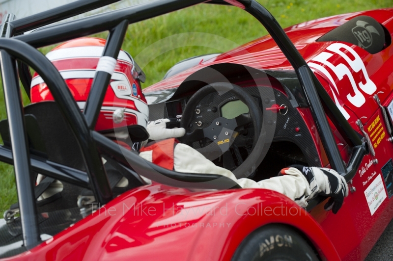 Andy Dunbar, Westfield SEI, Hagley and District Light Car Club meeting, Loton Park Hill Climb, August 2012. 