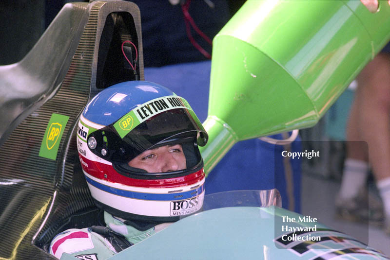 Ivan Capelli, Leyton House Judd CG901, Silverstone, British Grand Prix 1990.
