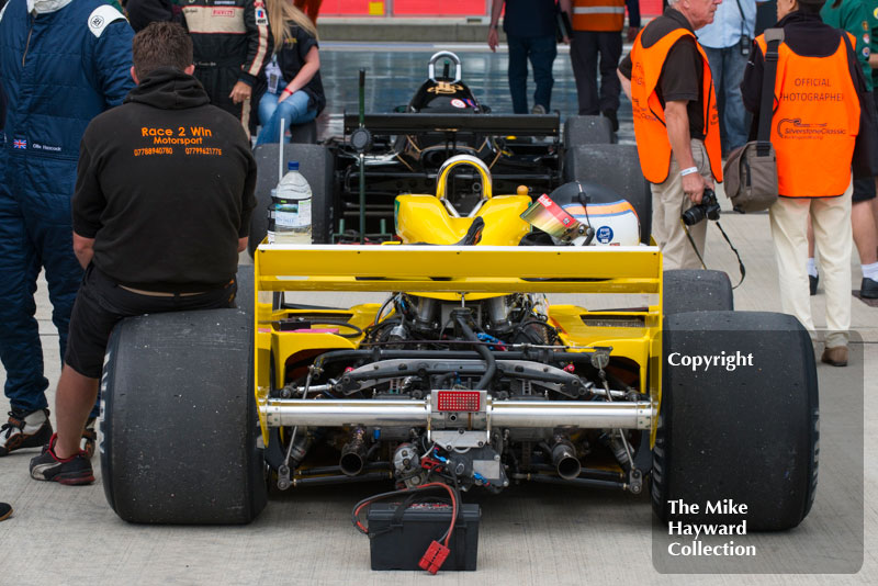 Ollie Hancock, Fittipaldi F5A, FIA Masters Historic Formula 1, 2016 Silverstone Classic.
