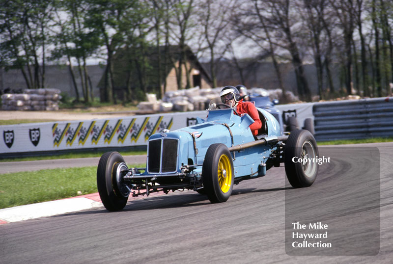 Patrick Lindsay, ERA R5B, VSCC Donington May 1979
