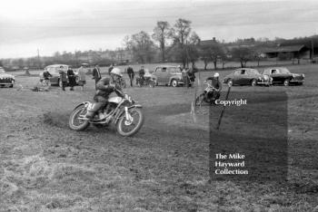 Motocross action at Featherstone, Wolverhampton, in 1963.