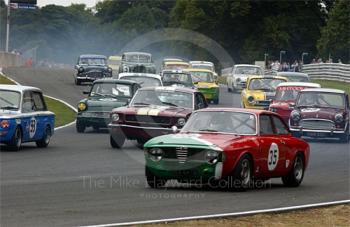 John Penfold, Alfa Romeo Giulia Sprint, HSCC Historic racing Saloons, Oulton Park Gold Cup, 2003