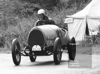 Petr Fabik, Bugatti 13/22, Newton Oil Trophy Meeting, Prescott Hill Climb, September, 1967
