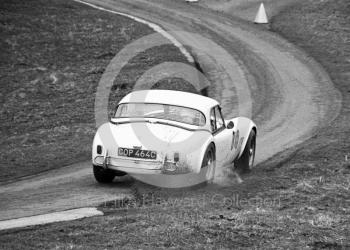 Vic Hassall, AC Cobra 4.2, Fallow Corner, Loton Park, April 27, 1969.