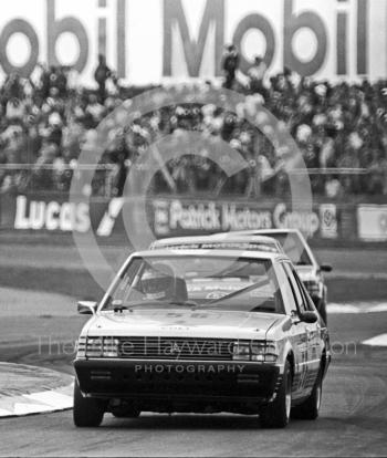 Barrie Williams, Mitsubishi Colt Lancer, British Touring Car Championship round, 1981 British Grand Prix, Silverstone.
