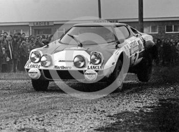 Sandro Munari/Piero Sodano, Lancia Stratos HF, 1974 RAC Rally
