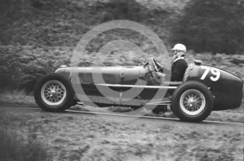 F Brewer, ERA, Loton Park hill climb, 1964.