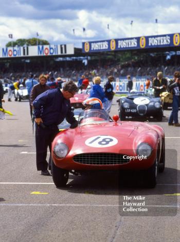 Robert Brooks, Ferrari 750 Monza, Coys Historic International Festival, July 1993, Silverstone.