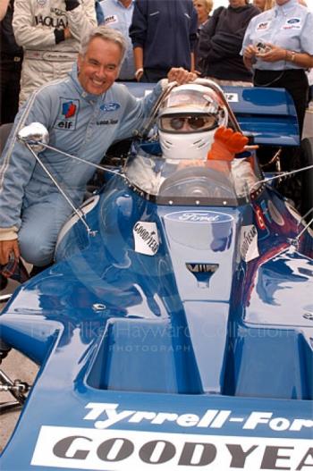 Jackie Stewart and John Delane, Tyrrell 001, Oulton Park Gold Cup, 2003