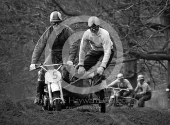 M Guilford, Wasp 650, ACU British Scramble Sidecar Drivers Championship, Hawkstone Park, 1969.
