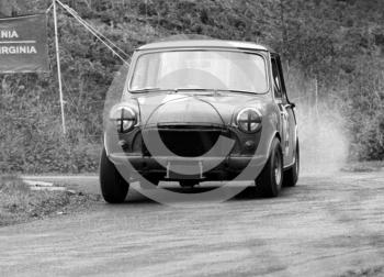 Roger Hickman, Mini Cooper S, Newton Oil Trophy Meeting, Prescott Hill Climb, September 1967.