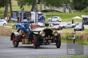 Brian Moore, Metallurgique Maybach Special, Chateau Impney Hill Climb 2015.
