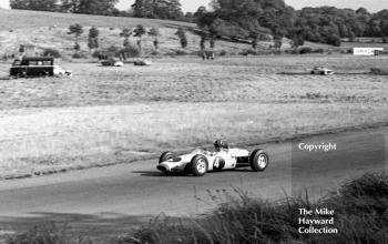 Graham Hill, John Coombs Brabham BT10, Oulton Park, 1964 Gold Cup.
