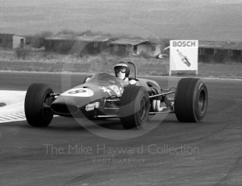 Jochen Rindt, Brabham BT23C, Thruxton Easter Monday F2 International, 1968.
