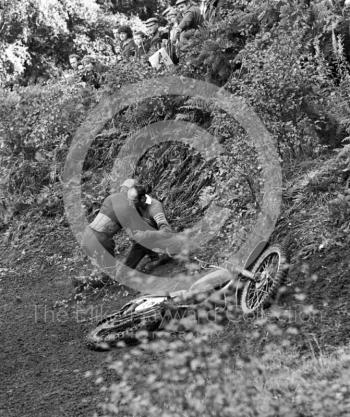 Motocross event at Hawkstone Park, August 1968.