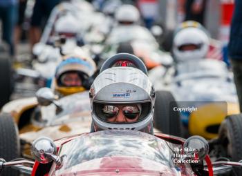 Gregory Thornton, Lotus 22, Formula Junior, 2016 Silverstone Classic.
