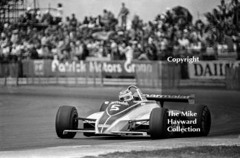 Nelson Piquet, Brabham BT49C, Silverstone, 1981 British Grand Prix.
