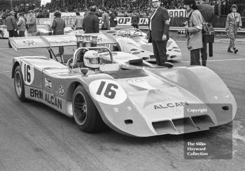 Howden Ganley, Rubery Owen Canada BRM P167 Chevrolet 8.1, Silverstone, Super Sports 200 1972.
