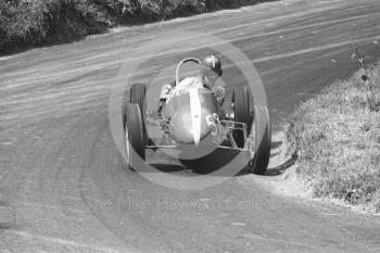 Paul Turner, Cooper MK9, Shelsley Walsh Hill Climb, June 1967. 