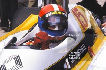 Jean Pierre Jabouille, Renault RS10, Silverstone, British Grand Prix 1979.
