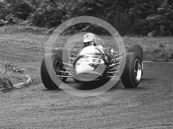 J Johnstone, Brabham BT15, Loton Park Hill Climb, September 1968.