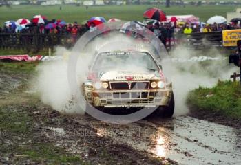 Lancia Martini, 1992 RAC Rally, Weston Park
