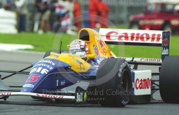 Nigel Mansell, Williams FW14B, 1992 British Grand prix, Silverstone
