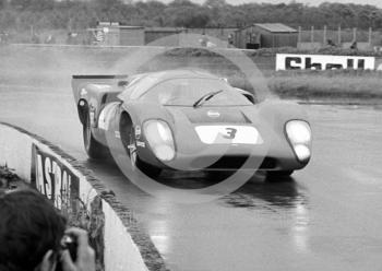 Winner Paul Hawkins, Lola T70, 1969 Martini International Trophy.
