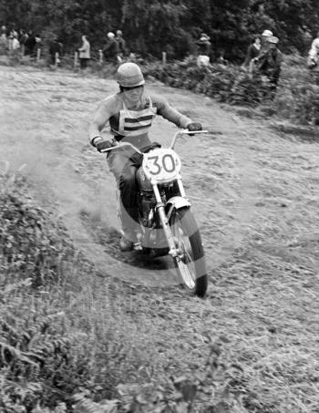 J Heyboer, BSA, Holland, 1964 Motocross des Nations, Hawkstone Park.
