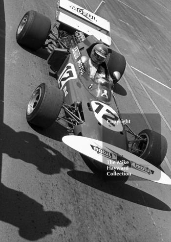 Henri Pescarolo, March DFV 711, Silverstone International Trophy 1971.
