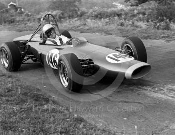 Peter Lawson, BRM 4WD, Newton Oil Trophy Meeting, Prescott, 1968.