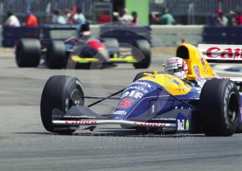 Nigel Mansell, Williams FW14, Silverstone, British Grand Prix, Silverstone, 1991.
