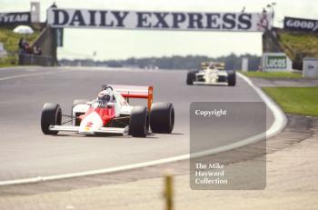 Alain Prost, McLaren MP4/2B, TAG Porsche, Silverstone, British Grand Prix, 1985.
