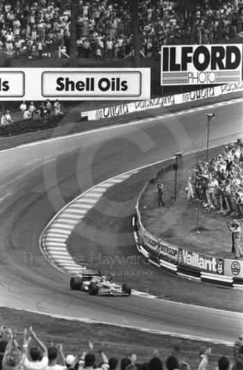 Nigel Mansell, Williams Honda, Brands Hatch, British Grand Prix 1986.
