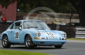 Robert Barrie, Porsche 911S, reg no HMB 911G, HSCC Classic Sports Cars, Oulton Park Gold Cup, 2002